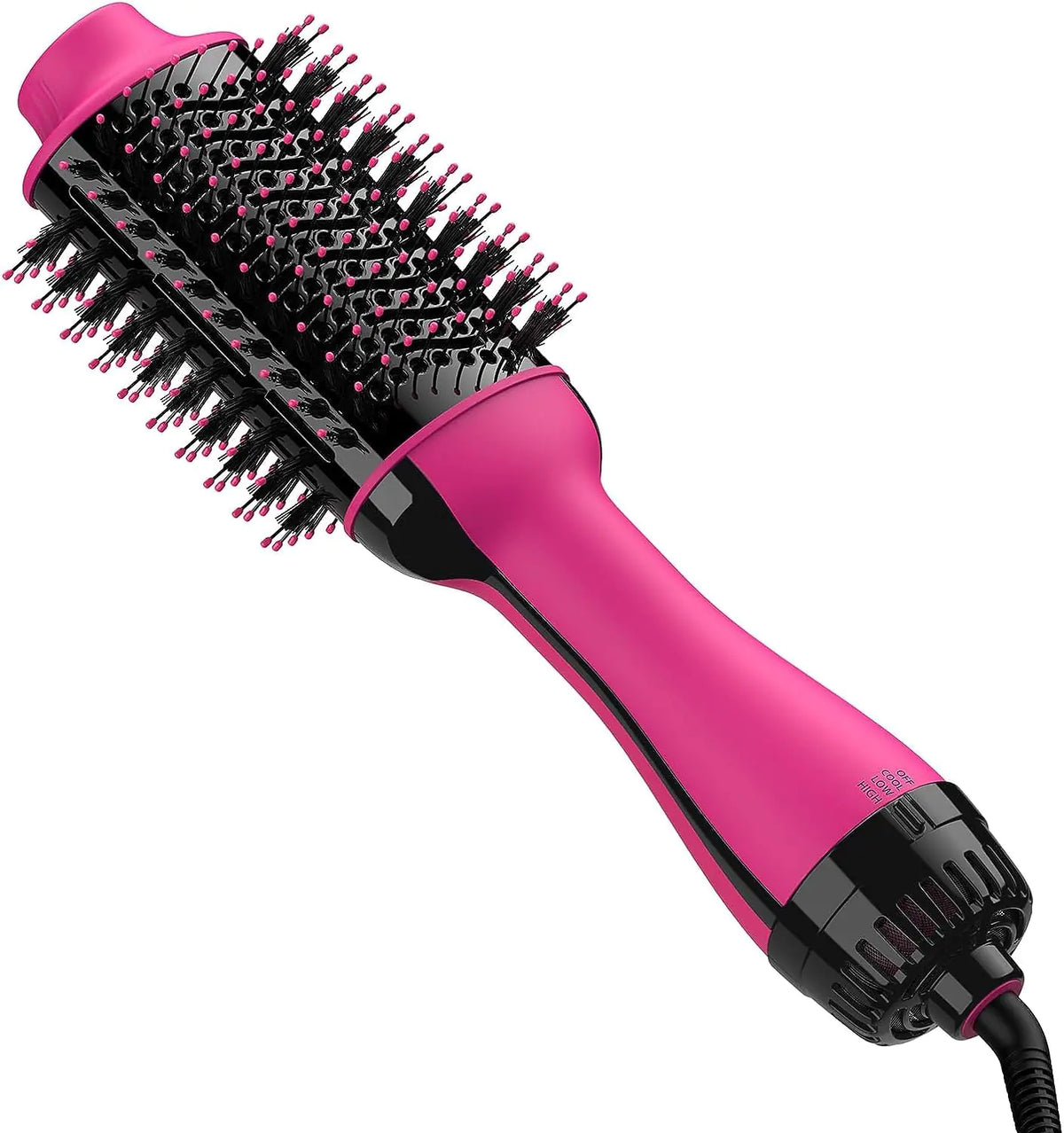 Umeely Hair Dryer Brush Blow Dryer Brush in One Upgraded 4 in 1 Hair Dryer and Styler Volumizer with Negative Ion Anti-frizz Ceramic Titanium Barrel Hot Air Brush Peach Red Rieworkes
