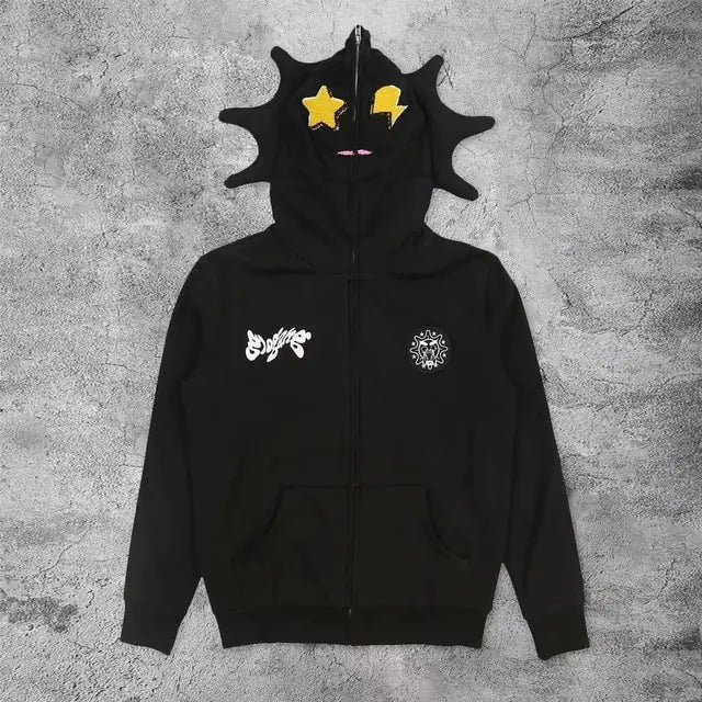 Retro Lazy Style Hoodie for Women Rieworkes