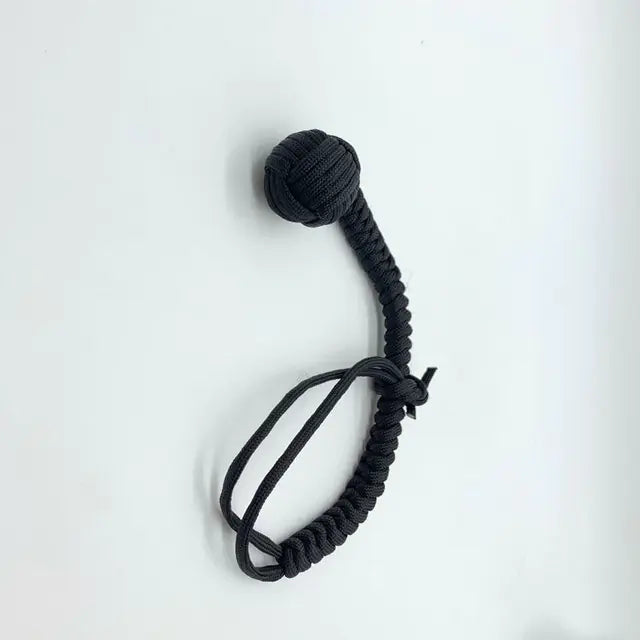 Outdoor EDC Self Defense Keychain with Monkey Fist Rope Mimarta