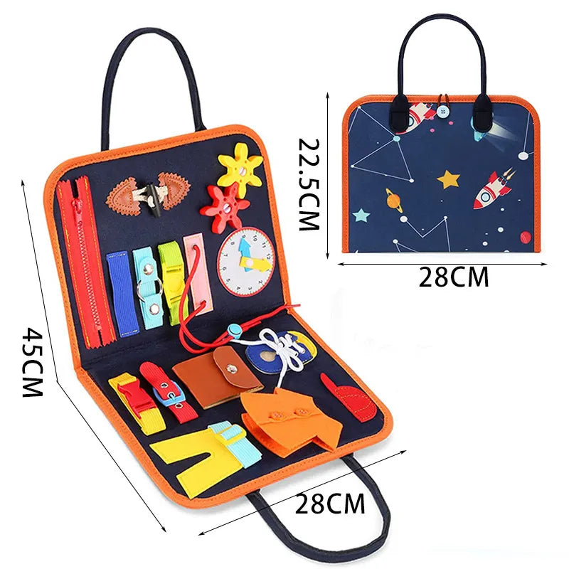 Toddler Busy Board Rieworkes