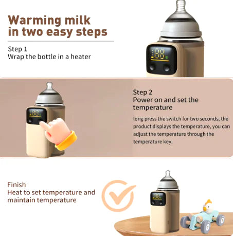 Rechargeable Portable Bottle Warmer for Babies Rieworkes