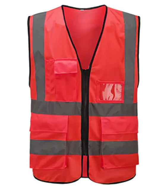 Multi-Pocket Reflective Safety Vest – Customizable for Work & Outdoor Use Mimarta