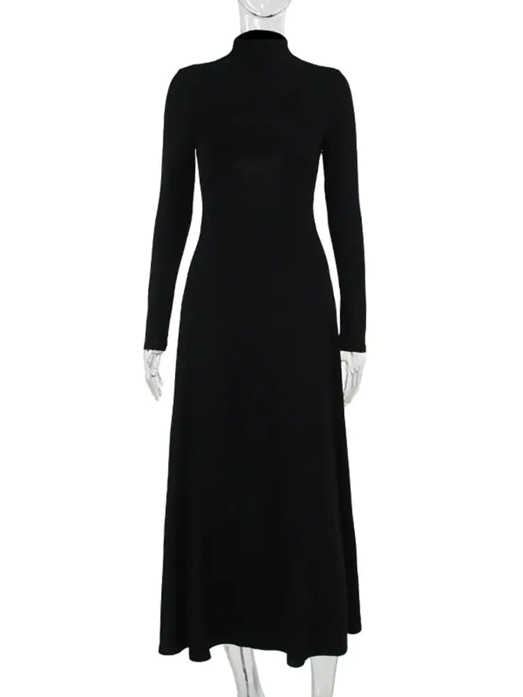 Women's Fashion Elegant Solid Color Dress Mimarta