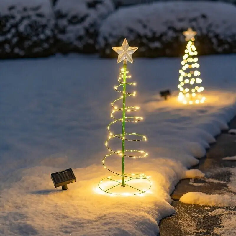 Solar LED Christmas Tree Lights Rieworkes
