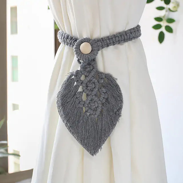 Macrame Room Decoration Curtain Tieback Rope Rieworkes