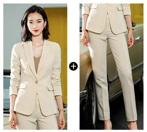 Women's Stylish Suit Set for Work - Korean Fashion Mimarta