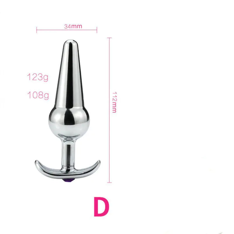 Metal Anal Toy Set for Adult Pleasure and Exploration Mimarta