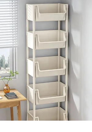 Household Multi-layer Storage Rack With Wheels Mimarta