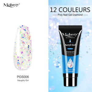 Poly Acrylic Gel: 15ML UV Gel for Nail Extension - 38 Colors Rieworkes