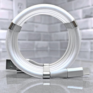 Magnetic Self Winding Cable For Samsung Huawei Rieworkes