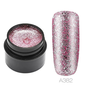 Hybrid Varnishes Gel Nail Polish Set Glitter Rieworkes