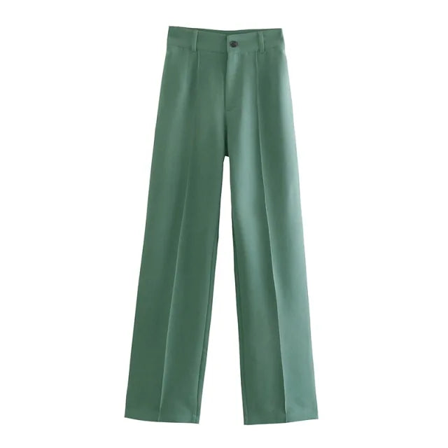 Office Wear Straight Pants Rieworkes