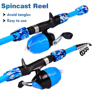 Kids Fishing Pole Set Rieworkes