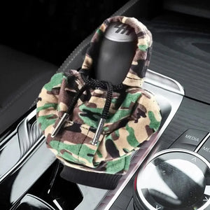 Car Gear Shift Cover Mini Hoodie Gear Shift Cover for Car Shifter Interior Trim Rieworkes