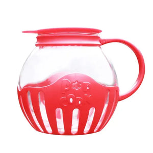 Microwave Glass Popcorn Popper With Silicone Lid Rieworkes