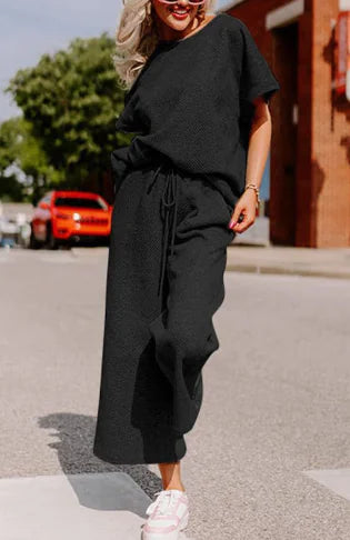 Women's Fashion 2-Piece Casual Set (One Set) Mimarta