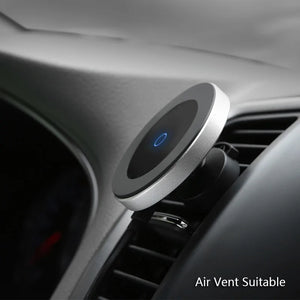 Fast Car Wireless Charger with Magnetic Phone Holder Rieworkes