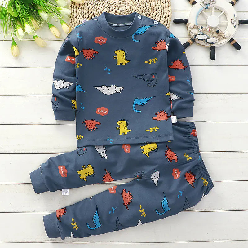 Boys' Cotton Autumn Winter Underwear Set (Wholesale) Mimarta