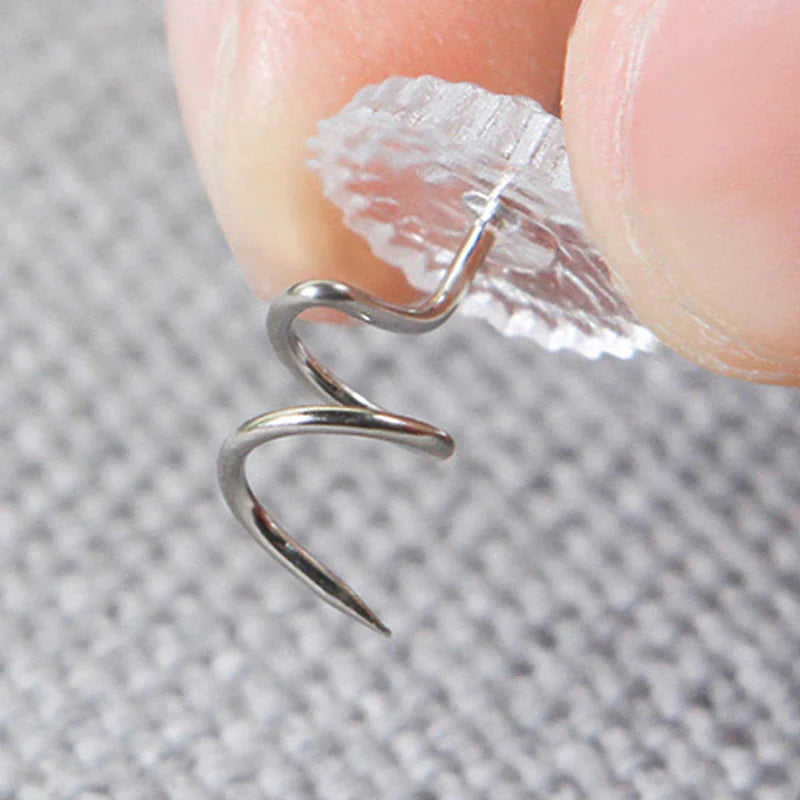 50 Pcs Upholstery Tacks Headliner Pins Clear Heads Twist Bed Fabric Sofa Chair Mimarta