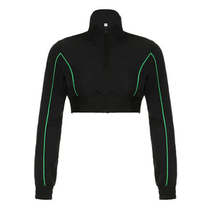 Cropped Zipper Jacket Rieworkes