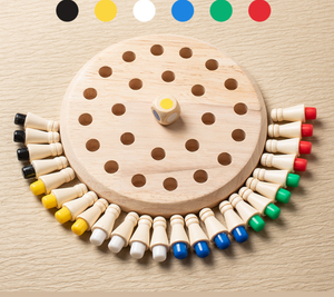 Wooden Memory Chess Puzzle Toy Mimarta