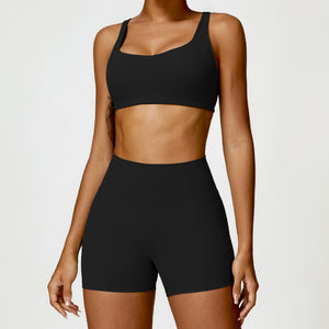 Women's 2PCS Yoga Tracksuit with Leggings and Crop Top Mimarta