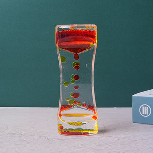 Dual Color Liquid Acrylic Hourglass Timer Decor Mimarta