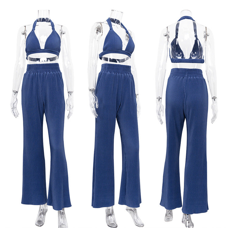 2022 Spring Fashion Loose Women's Pants Set (3 Pieces) Mimarta