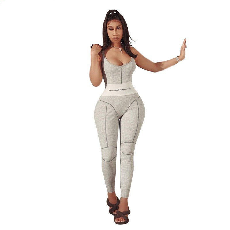 Summer Women's Slim Fit Sleeveless Jumpsuit Mimarta