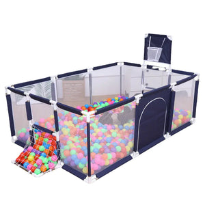 KidSafe Baby Box Furniture with Indoor Playpen (Single) Mimarta
