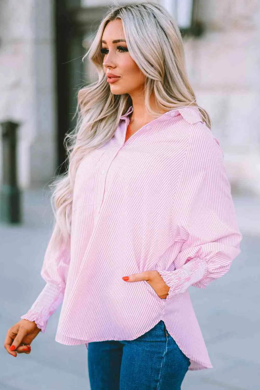Fernanda Lantern Sleeve Shirt Rieworkes