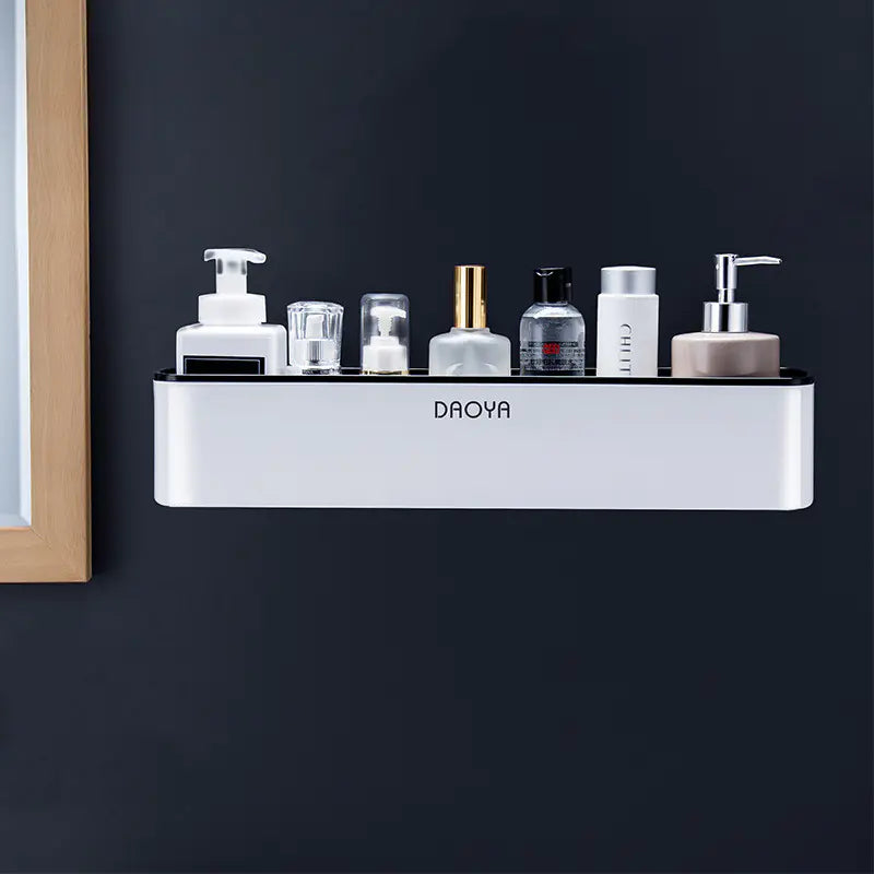 Wall-Mounted Bathroom Storage Rack Without Drilling Mimarta