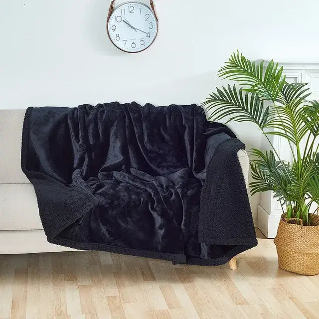 Romantic Couple Winter Blanket Rieworkes