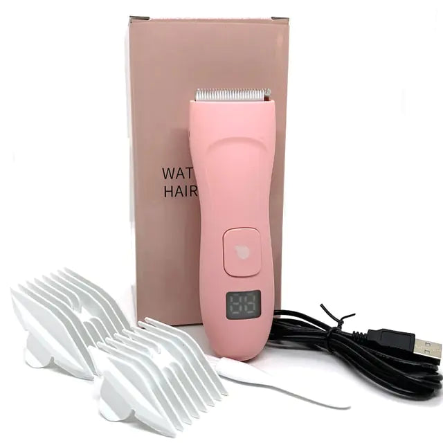 Waterproof Electric Bikini Trimmer for Women - Cordless Body Hair Shaver and Painless Epilator for Legs Rieworkes