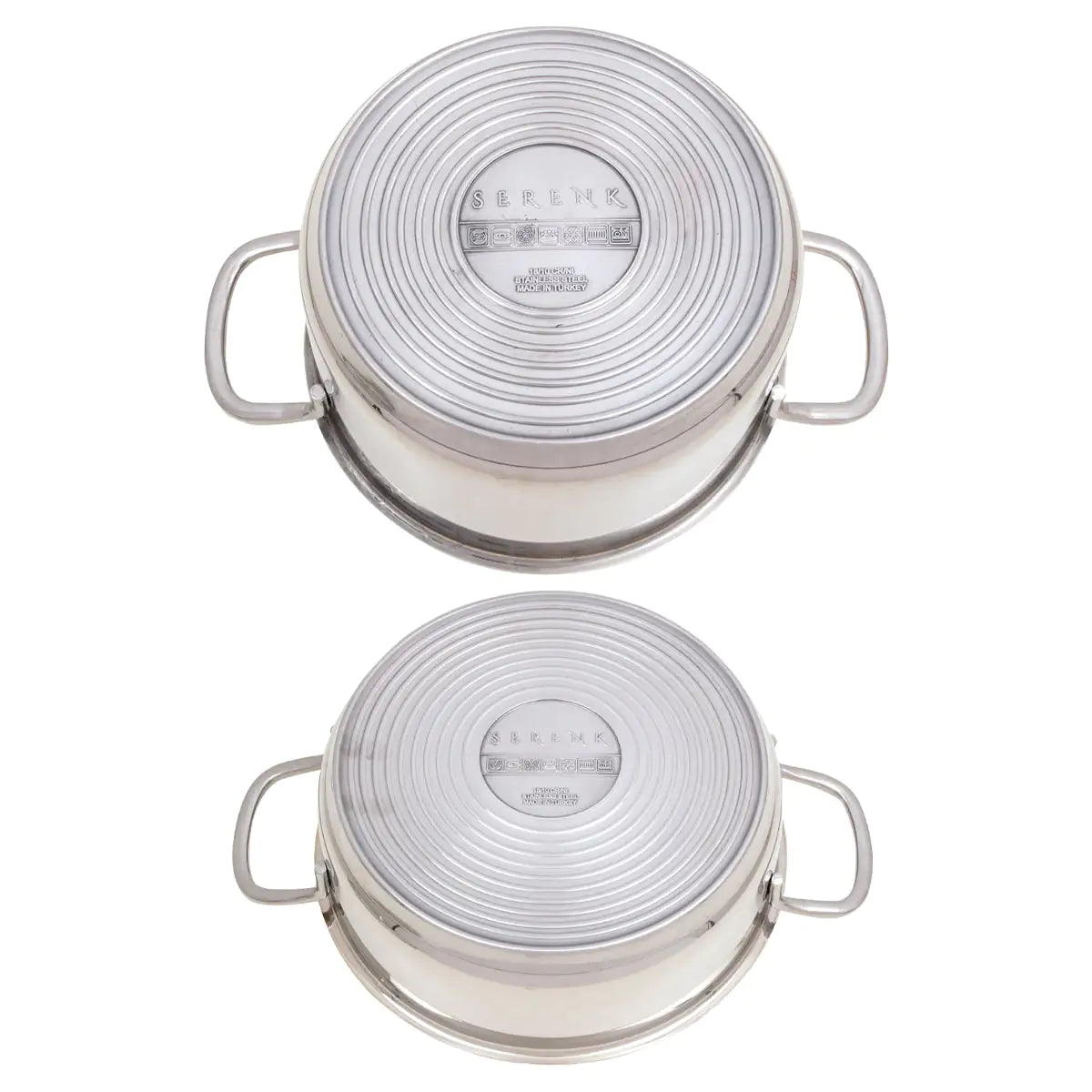 Serenk Modernist Cookware Set Saute Pan Stock Pot, 4 pcs Rieworkes