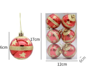 Glitter Christmas Balls Rieworkes