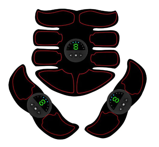 EMS Abdominal &amp; Hip Trainer Toner: USB Fitness Gear for Home Gym Rieworkes