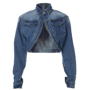 Cropped Denim Jacket Women Rieworkes