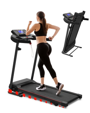 Foldable Treadmill Fitness Walking Machine Rieworkes