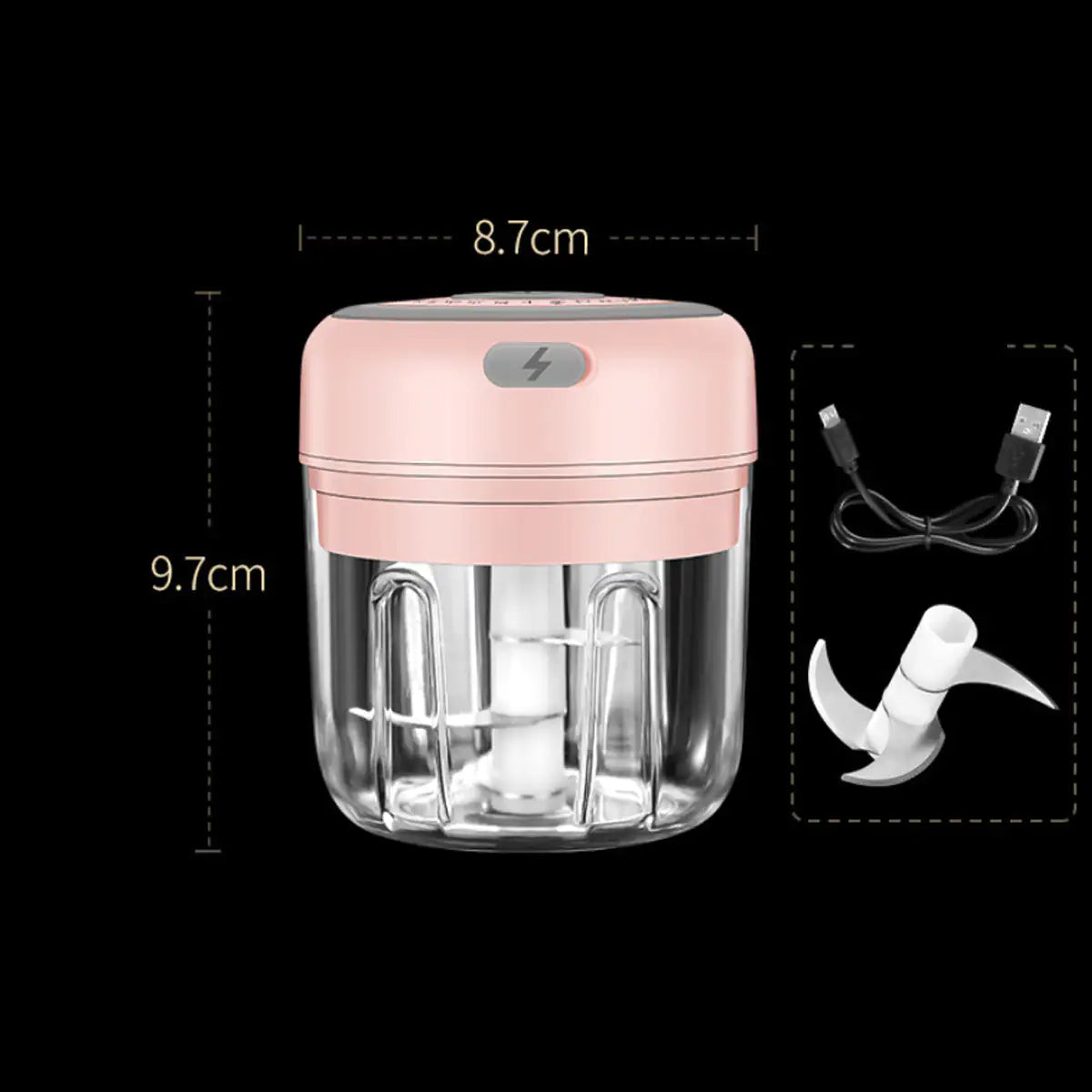 Quick Chop Powered Herbs,Veggie Chopper And Salsa Maker Rieworkes
