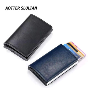Men Smart Wallet Rfid Safe Anti-theft Holder Women Small Purse Rieworkes