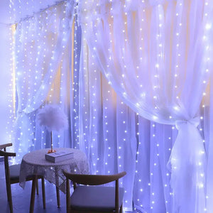 Christmas Curtain Lights Rieworkes