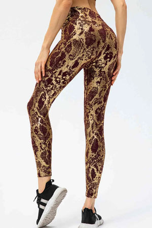 Animal Print Active Pants Rieworkes