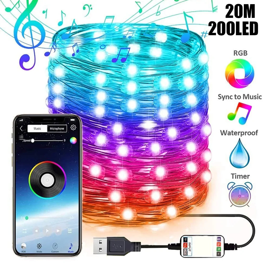 LED Christmas Tree Smart Lights Rieworkes