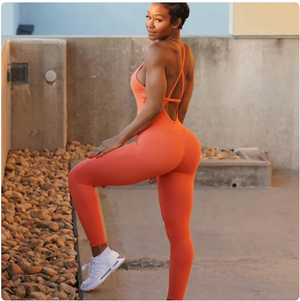 Women's Halter Yoga Jumpsuit Mimarta