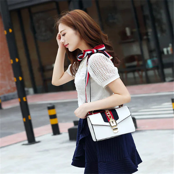 Small Square Bag with Ribbon and Wine God Design Rieworkes