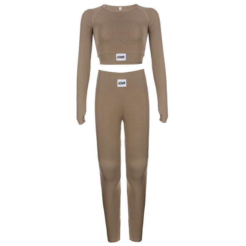 S26651 Women's Casual Color-Blocking Yoga Outfit Mimarta