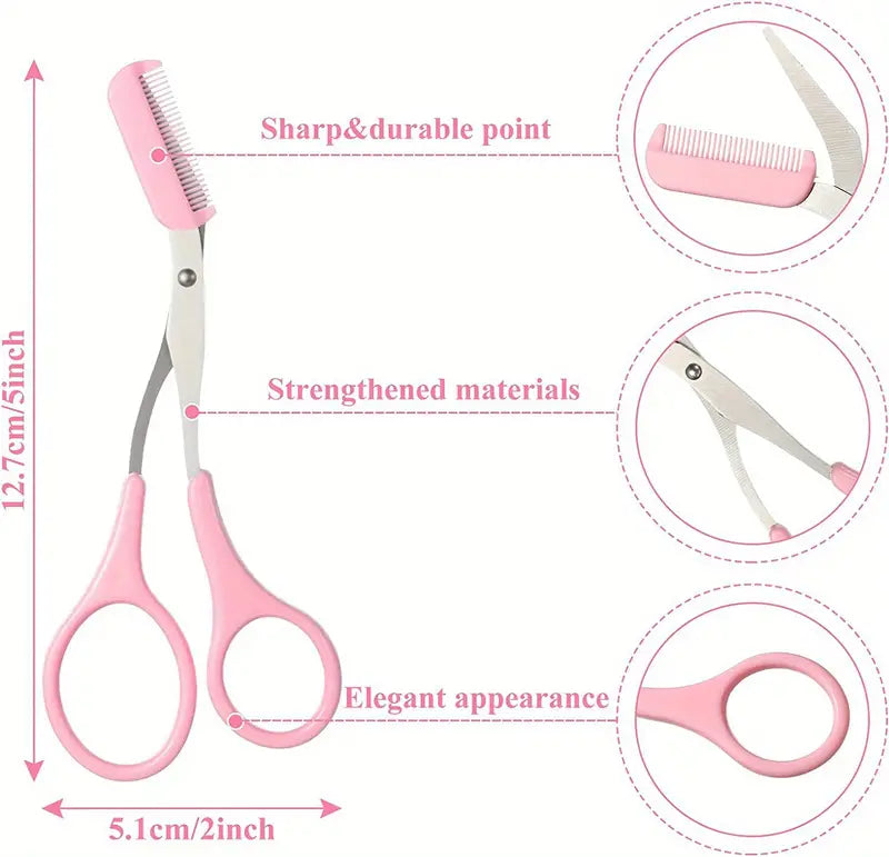 Eyebrow Scissors &amp; Comb Set Mimarta