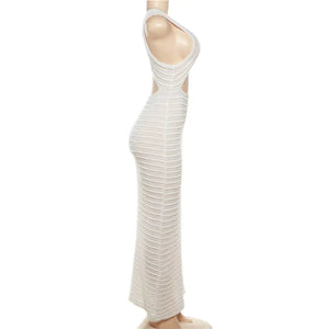 Crochet Knit Maxi Dress Rieworkes