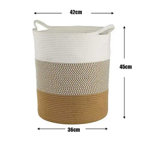 Thick Heavy Cotton Rope Laundry Bucket Rieworkes